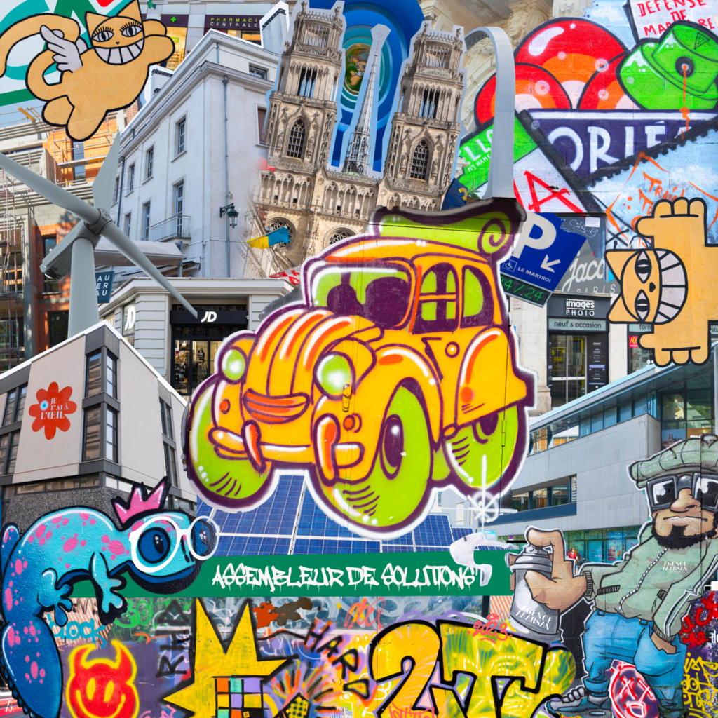 Agence Marsan {Décoration murale / Crédit Agricole}